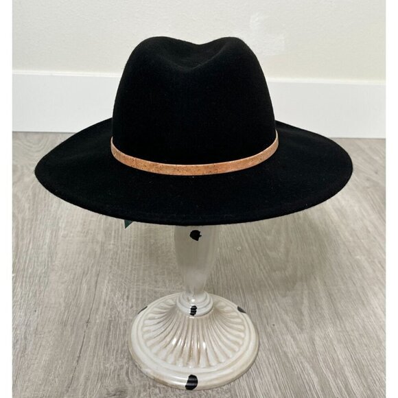 Tentree Recycled Wool Wide Brim Felt Hat NWT Meteorite Black Small main image 6